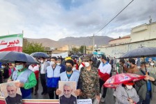 گزارش تصاویری از اجتماع بزرگ یوم الله ۱۳آبان در هرسین