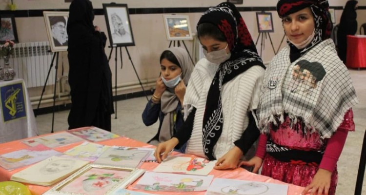 افتتاح نمایشگاه هنرهای تجسمی در هرسین