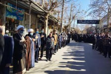 برگزاری مراسم عزاداری سالروز شهادت حضرت فاطمه زهرا(س) در هرسین