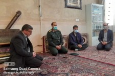 دیدار با خانواده معظم شهدا در هرسین