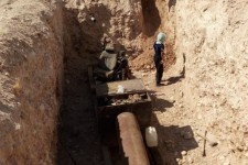 آغاز عملیات آبرسانی به روستای چهر شهرستان هرسین