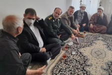 دیدار با خانواده معظم شهدا در بخش بیستون