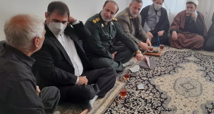 دیدار با خانواده معظم شهدا در بخش بیستون