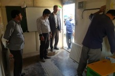 تمام مدارس روستایی شهرستان هرسین از نعمت وسایل  گازسوز برخودارشدند