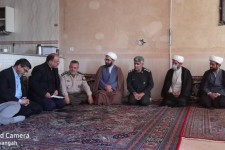 دیدار با خانواده معظم شهدای عملیات مرصاد در شهرستان هرسین