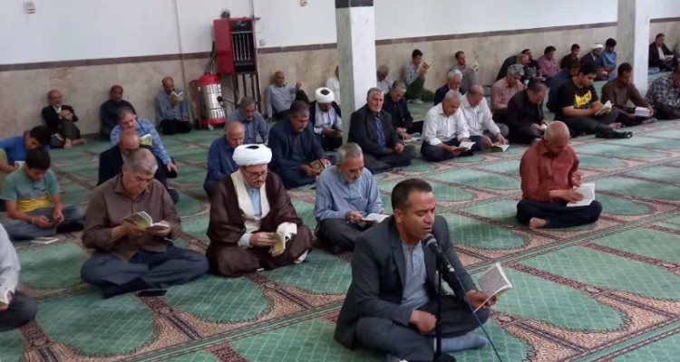 برگزاری مراسم دعای پرفیض ندبه در هرسین+تصویر