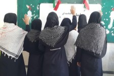 دانش‌آموزان هرسینی  به پویش «لبیک یا خامنه‌ای» پیوستند