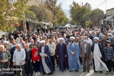 راهپیمایی اعتراضي مردم هرسین در واکنش به اقدام تروریستی در حرم احمد ابن موسی(شاهچراغ)