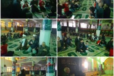 برگزاری مراسم اولین شب سوگواری شهادت حضرت زهرا (س) در هرسین+تصویر