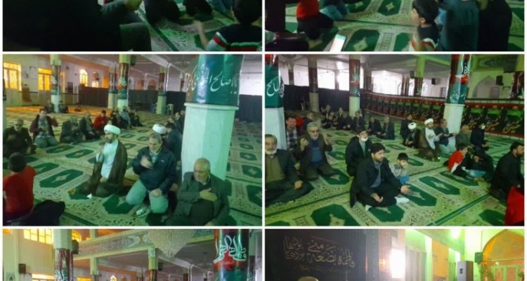 برگزاری مراسم اولین شب سوگواری شهادت حضرت زهرا (س) در هرسین+تصویر