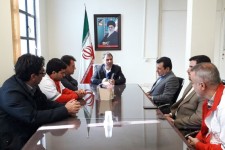 آیین تکریم و معارفه مدیر جمعیت هلال احمر شهرستان هرسین برگزار شد