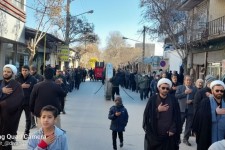 مراسم عزداری و سینه زنی شهادت حضرت فاطمه(س) در هرسین