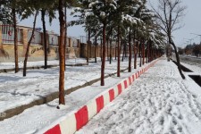 بارش برف هرسین را سفید پوش کرد