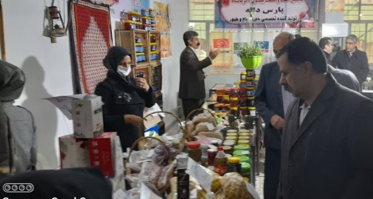اولین روستا بازار استان کرمانشاه در هرسین افتتاح شد