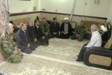دیدار با خانواده های معظم شهدا و ایثارگران در شهرستان هرسین