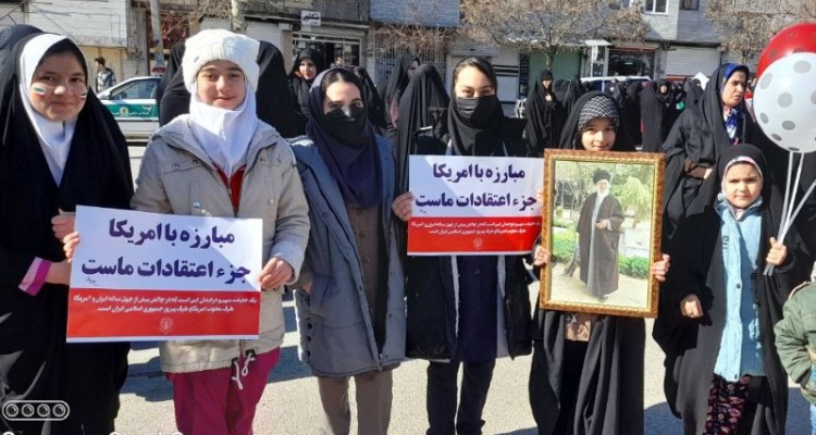 حضور حماسی مردم هرسین در راهپیمایی 22بهمن