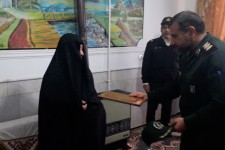 دیدار با خانواده معظم شهدا در هرسین