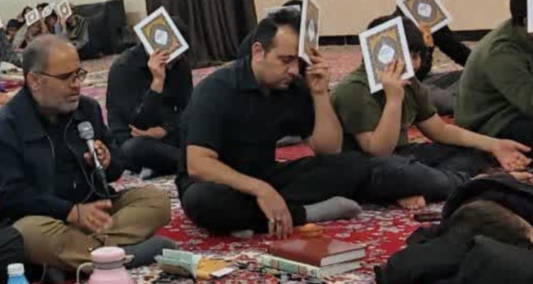 مراسم احیای شب 21رمضان در مساجد و تکایای هرسین