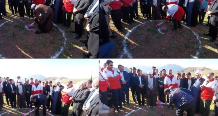 آغاز عملیات احداث پایگاه امداد و نجات جاده ای شهرستان هرسین