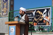 مراسم سالروز شهادت رئیس مذهب تشییع حضرت امام جعفر صادق(ع) در هرسین