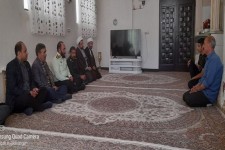 دیدار مسئولین شهرستان هرسین با جانبازان دوران دفاع مقدس