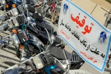 توقیف ۵۳ دستگاه موتور سیکلت متخلف در هرسین