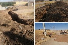 اصلاح شبکه آبرسانی روستای قلعه گنجوان بخش مرکزی هرسین