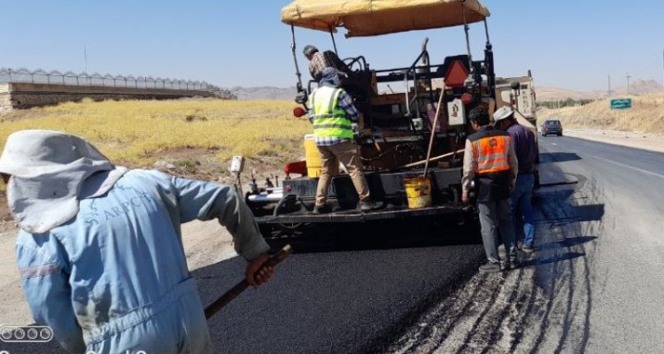 آیین کلنگ زنی و افتتاحیه پروژه های راهداری شهرستان هرسین+کلیپ