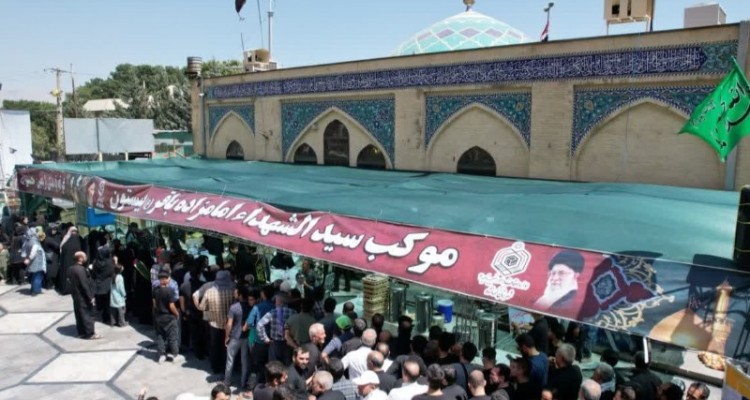 حال و هوای خدمت رسانی به زوار اربعین حسینی در بیستون