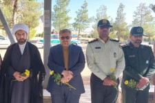 مزار شهدای شهرستان هرسین غبارروبی شد