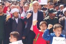 اعلام انزجاز مردم هرسین از جنایات رژیم صهیونیستی در غزه