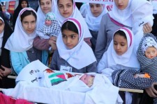 تجمع مردم شهرستان هرسین در حمایت از کودکان معصوم غزه