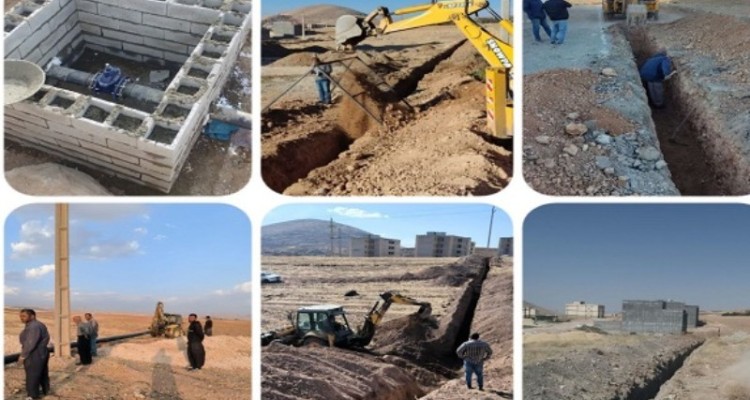 اجرای 90درصد پروژه آبرسانی شهرک شهرداری هرسین