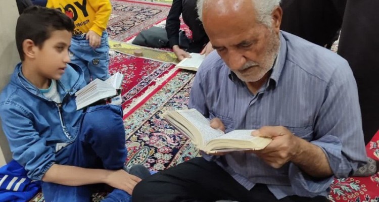 مراسم احیای شب بیست و یکم رمضان در هرسین