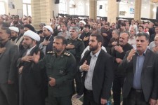 آیین سوگواری سیدالشهدای خدمت در هرسین برگزار شد