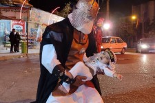 مراسم تعزیه خوانی هیئت جنت الحسین  هرسین +فیلم