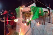 مراسم شام غریبان در هرسین_تصویر