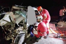 5کشته و مصدوم درتصادف وحشتناک محور هرسین+تصویر