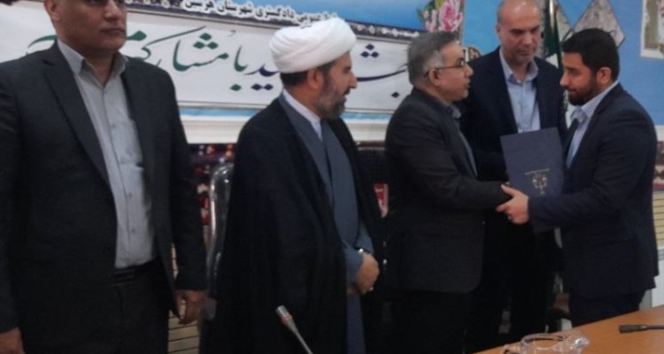 مراسم تکریم و معارفه دادستان هرسین برگزار شد