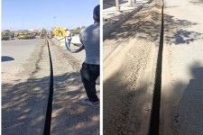 پیشرفت چشمگیر پروژه فیبر نوری در هرسین و بخش بیستون