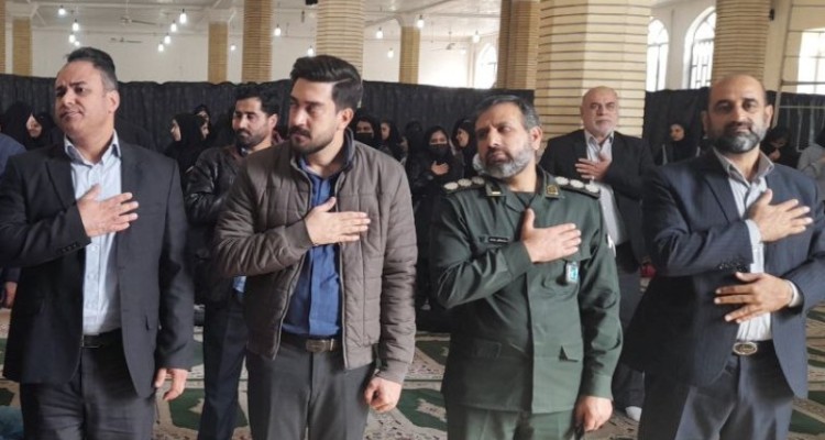 مراسم چهلمین روز شهادت سید حسن نصرالله و شهدای مقاومت در هرسین