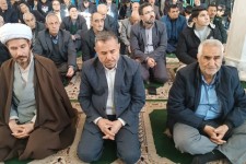 تصاویری از برگزاری نماز عبادی سیاسی جمعه در هرسین
