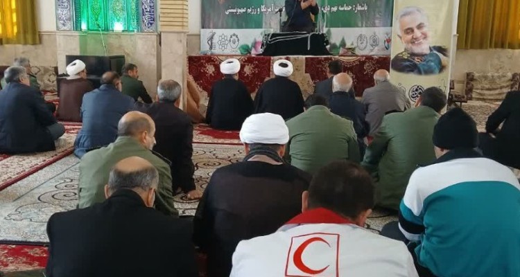 مراسم سالروز حماسه نهم دی در هرسین برگزار شد