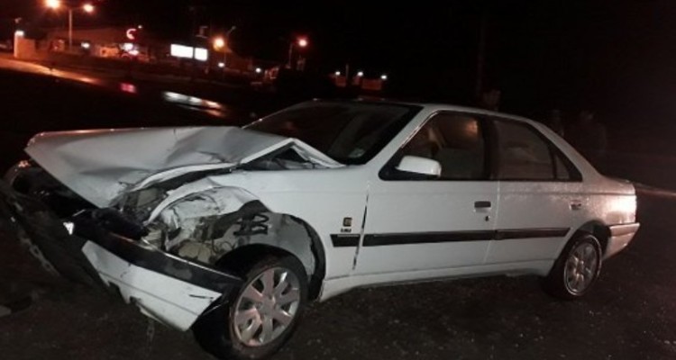 سانحه رانندگی در ورودی شرقی هرسین+فیلم