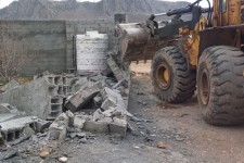 تخریب  ۵مورد  سازه غیرمجاز در اراضی کشاورزی هرسین