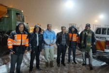 عملیات برفروبی در راه های فرعی  تا ساعاتی دیگر به اتمام می رسد