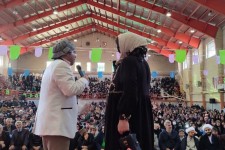 جشن بزرگ نیمه شعبان در هرسین+فیلم و تصویر