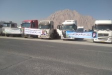 اعتراض کامیون‌داران به تغییر رویه حمل بار در پتروشیمی پلیمر کرمانشاه