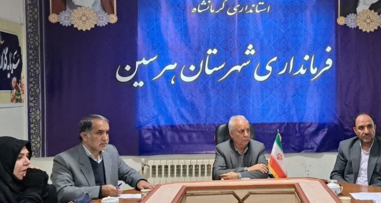 نصب حفاظ درمحوطه تاریخی سراب هرسین