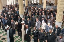 اقامه نماز جمعه به امامت حجه الاسلام رضایی امام جمعه مردم هرسین